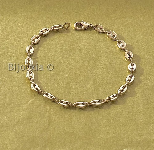Bracelet maille grain - maille, café