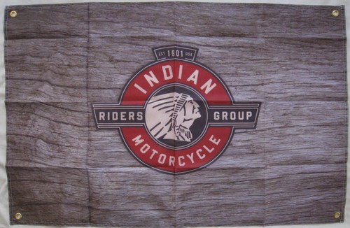 Drapeau moto indian 60x90cm - ,