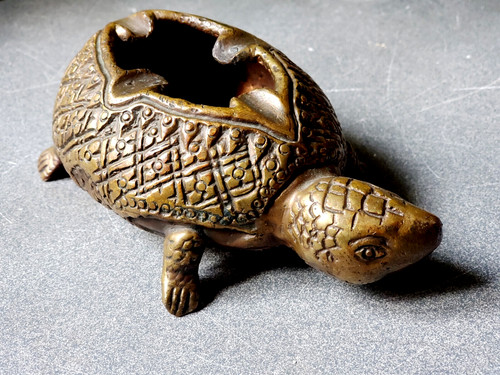 Cendrier ancien bronze forme - ancien,