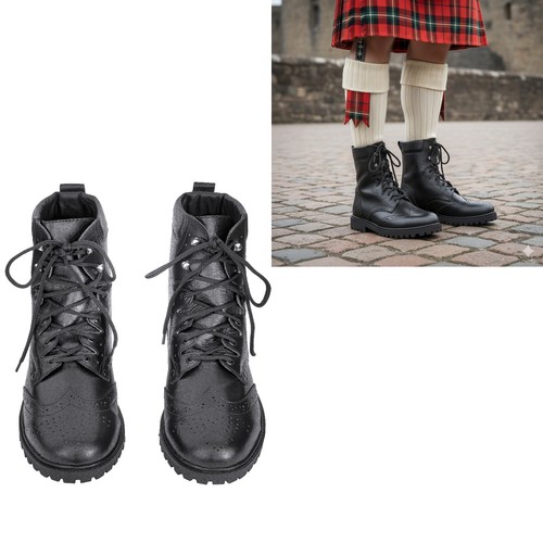 Chaussures kilt écossaises - kilt, en