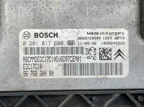 9676830080 boîtier moteur uce