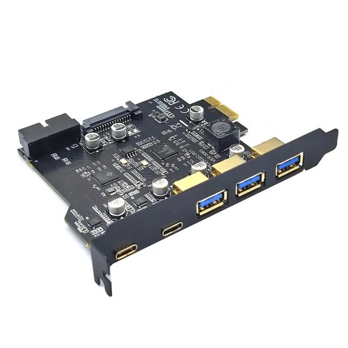 Carte hub pcie type - type, usb