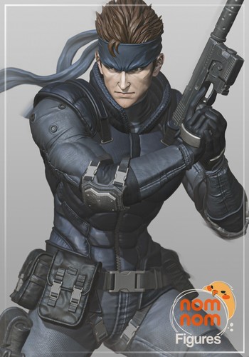 Figurine solid snake from - figurine,