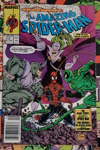 Amazing spider man 319 1989 - amazing, #319