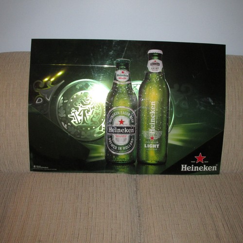 Heineken beer sign shiny - sign,