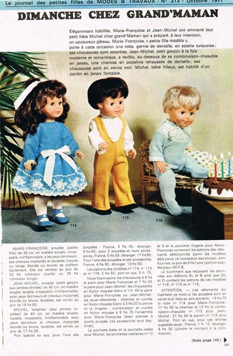 Page poupée françoise - ▬►page,