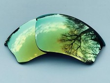 Gravé Polarisé 24k Or Miroir Rechange Lentilles Pour Oakley Half Jacket XLJ