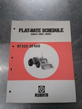 Kubota BF300 BF400 Flat Rate