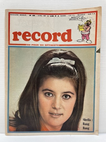 Revue record sheila - revue, astérix