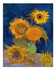 Affiche d'art mural tournesols