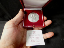 Médaille en argent Pape Vatican 1994 Michelangelo médaille religieuse  S104