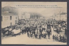 GIRONDE - la maison Lillet recevant un convoi de Sauternes de la récolte 1903