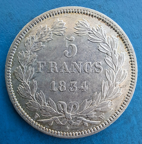 Louis philippe ier écu 5 - louis-philippe, ,