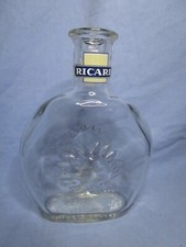 AR738 RICARD GAROUSTE & BONETTI CARAFE MOTIF CARRE JAUNE EAU 