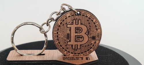 Porte clé bitcoin fétiche - clé,