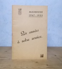 HAINAUT MAUBEUGE PIERRE FOREST 1947-1953 MAIRIE RECONSTRUCTION REALISATIONS (ILL