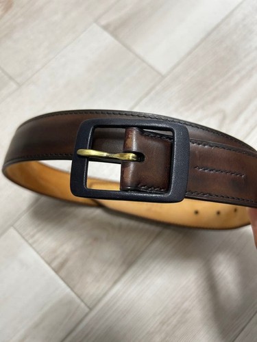 Berluti belt dark brown