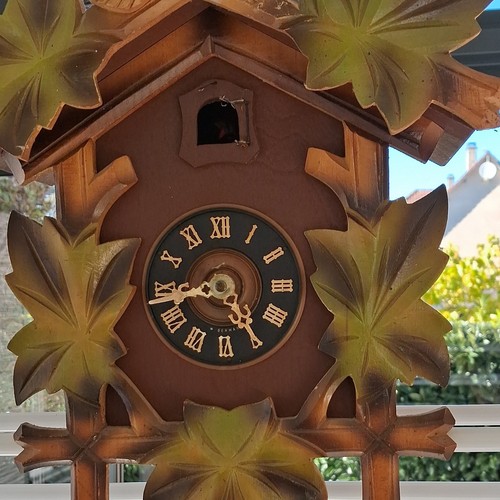 Horloge coucou murale forêt - coucou,