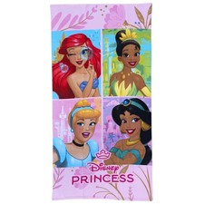 Tissu de mer éponge fille Disney princesses piscine plage serviette 70x140