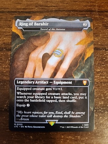 Ring barahir sword of - of, the