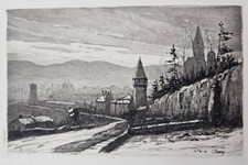 Eau forte Joanny Drevet