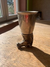 ANCIENNE TIMBALE ETRIER CHEVAL METAL ARGENTE GUCCI ITALIE