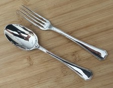 CHRISTOFLE : fourchette & cuillère de table modèle América / réassort couvert