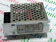 Alimentateur 12V 220V 25W 2,5A Transformateur Stabilisé Pour Bandes LED Pavia