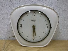 50er 60er Horloge Murale Peweta de Cuisine Céramique Électrique Mid Century 50s