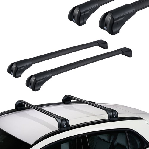 Alu noir barres toit pour - barres,
