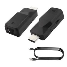 HDMI Extender répéteur adaptateur Ethernet RJ45 vers HDMI transmetteur et réc...