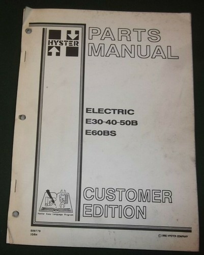 Hyster e30b e40b e50b e60bs - hyster,