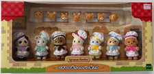 NOUVEAU ensemble de poupées d'époque Calico Critters Baby Bakery Chef...
