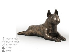 Bull Terrier (lying), Wooden