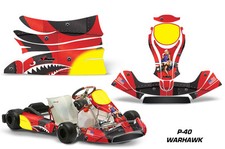 Autocollants Graphiques De Karting Pour KG Freeline Birel Cadet WARHAWK R