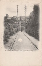 CPA 02 LAON Escalier de la