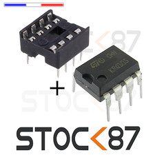  1513# 5 à 50pcs Timer NE555 DIP8 avec ou sans support lyre - original NE555 CI