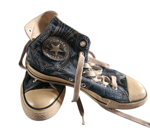 Converse all star bleu jeans