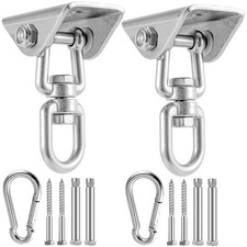 2 Pièces 360° Rotation Crochet Plafond Charge Lourde Support Sac Frappe avec ...