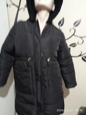 Parka noir neuf de Zara 8 ans ref 33 P
