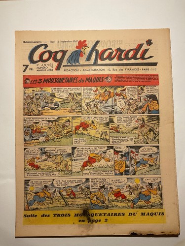Coq hardi 3eme année - coq,
