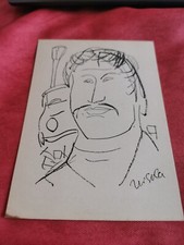 URSULA DETHLEFFS Carte postale / Litho  10x15cm Taxi-chauffeur in Paris , Pinzel