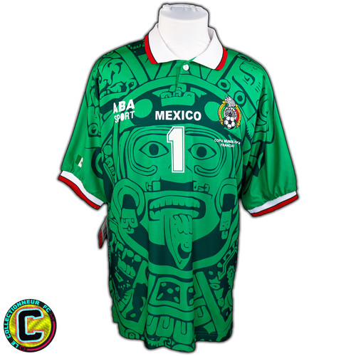 Mexico fmf wc98 home shirt - wc98, l