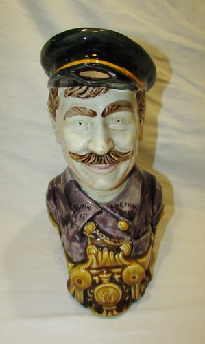 Pichet ancien barbotine chef - ancien,