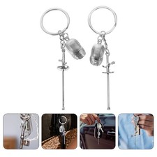  2 Pcs Porte Clé Escrime Clef