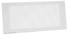 Grille VMC rectangulaire en acier blanc RAL9003 perforee pour soufflage et repri