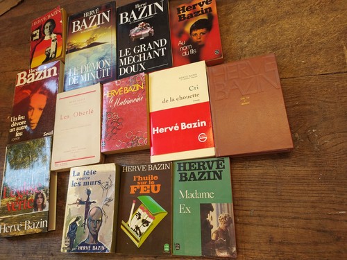 Lot livres hervé bazin - 13,