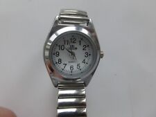 montre femme quartz Anigo acier inoxydable cadran 3x2,5cm tbé pile changée tbé