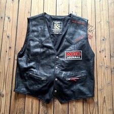 Helstons Leather Biker Vest XL