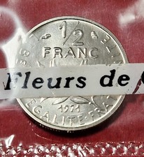 Rare et FDC 1/2 franc 1971 50